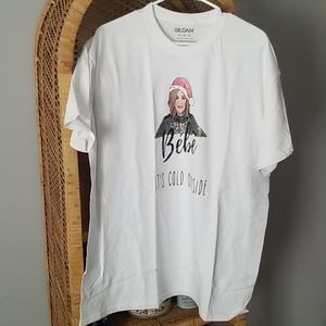 Never worn Bebe it's cold outside t shirt